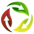 Logo du cycle de la matière organique